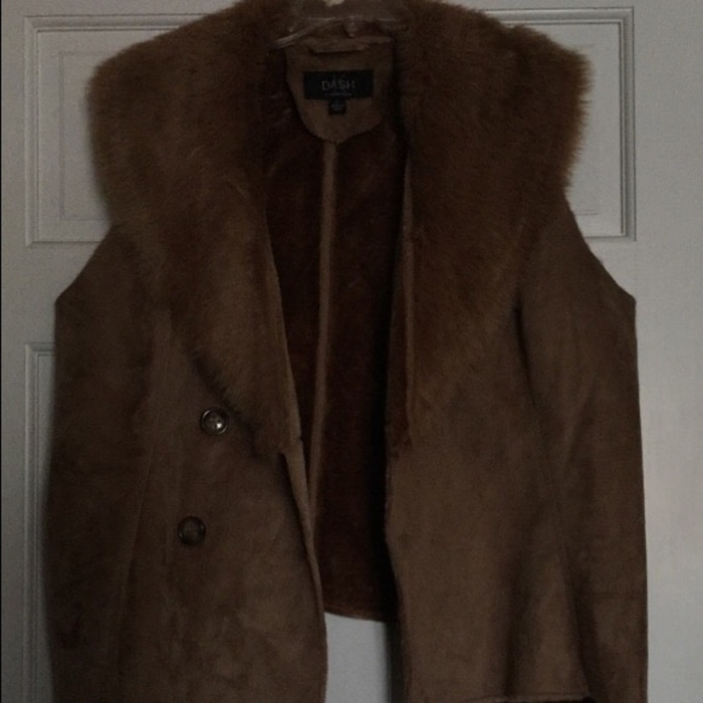 Dash by Kardashian Faux Fur Vest